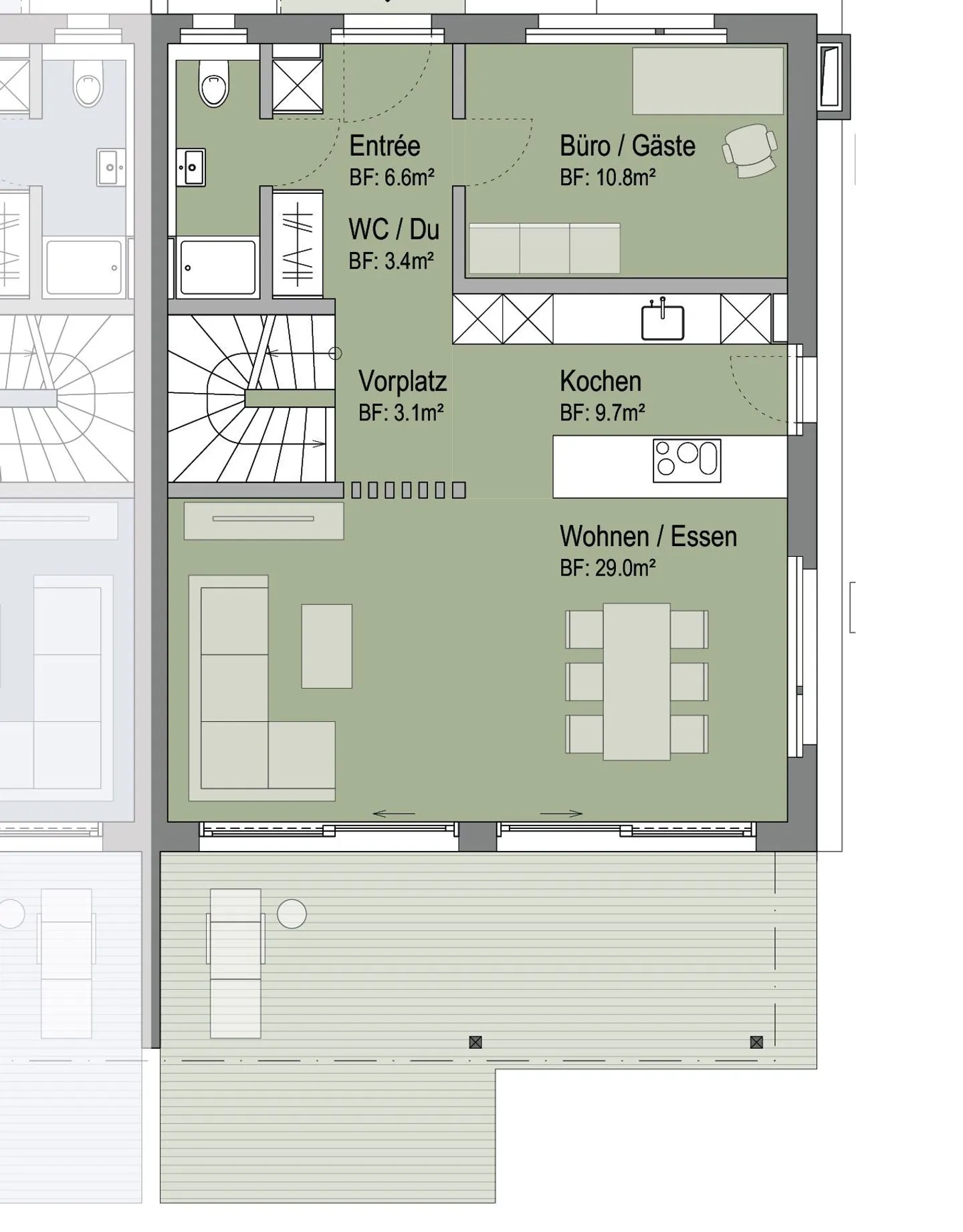 Casa bifamiliare a Wila - Foto 12 di 14