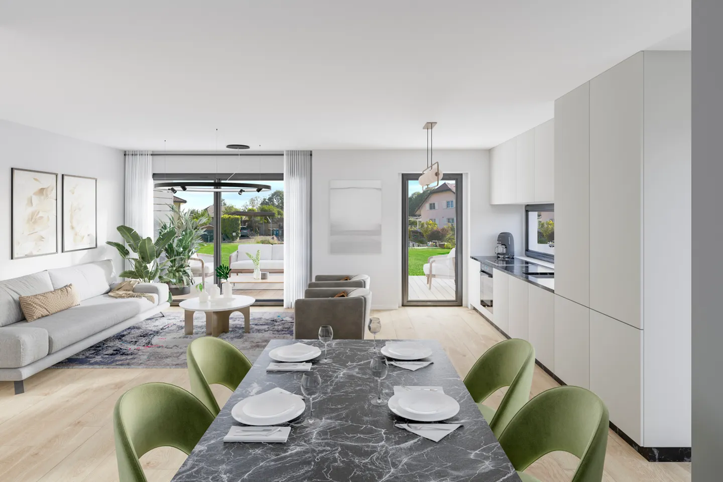 Drei prächtige neue Villen - Foto 2 von 4