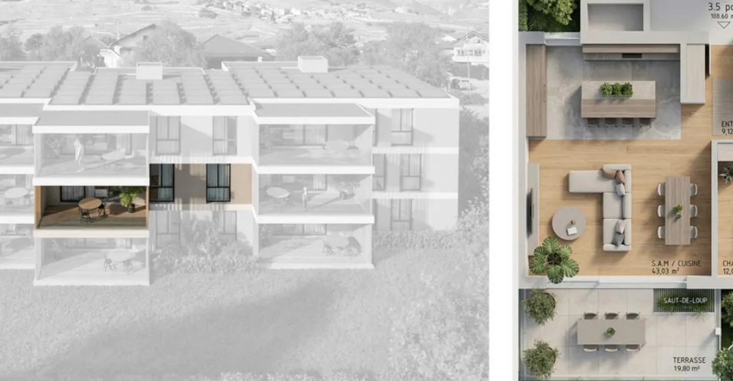 Appartement de luxe avec vue sur les Alpes - Photo 11 sur 11