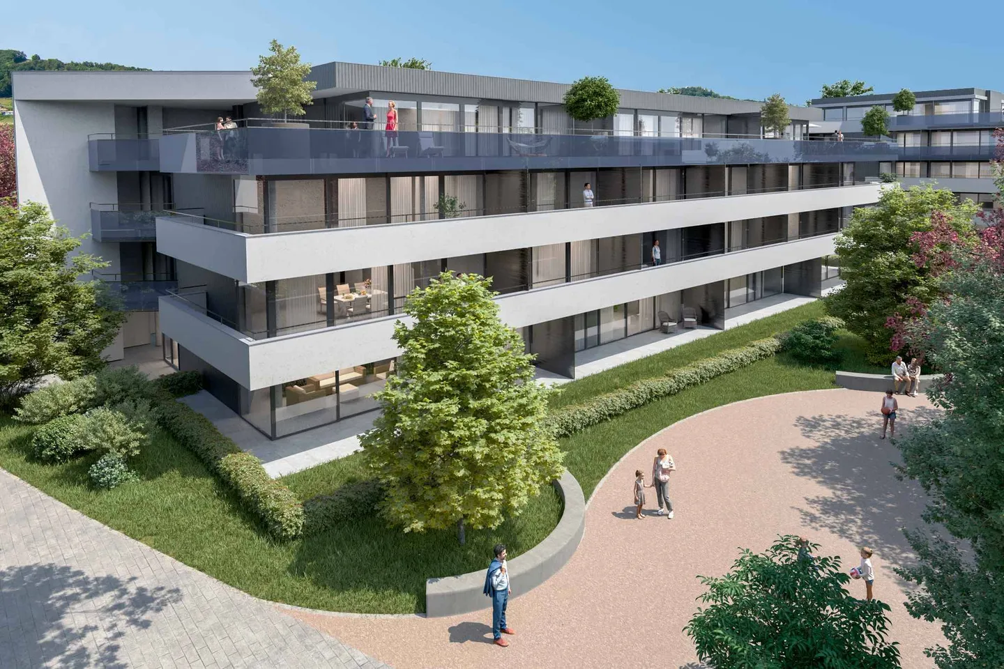 Spacious 4.5 room NEW penthouse with terrace, a stone's throw from Lake Geneva - Photo 1 of 7