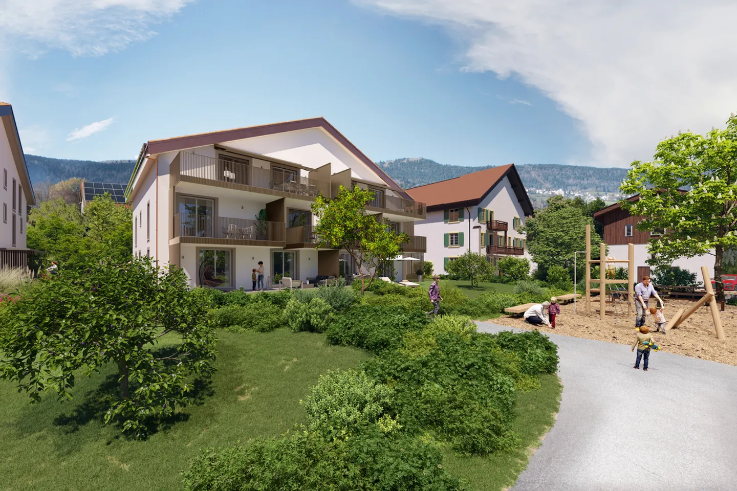 L'espace de vie qui vous correspond, dans cet appartement de 4,5 pièces au dernier étage - Photo 2 sur 6