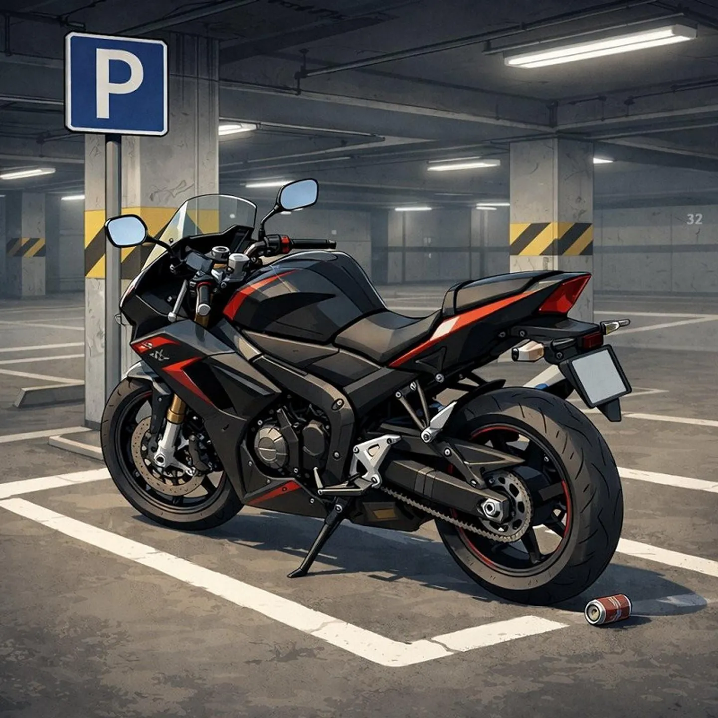 Motorcycle parking space in Länggasse - Photo 1 of 1
