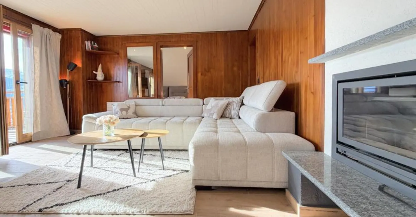 Chalet à Bluche : 2 appartements indépendants à louer avec vue exceptionnelle sur les Alpes valaisannes - Photo 7 of 12