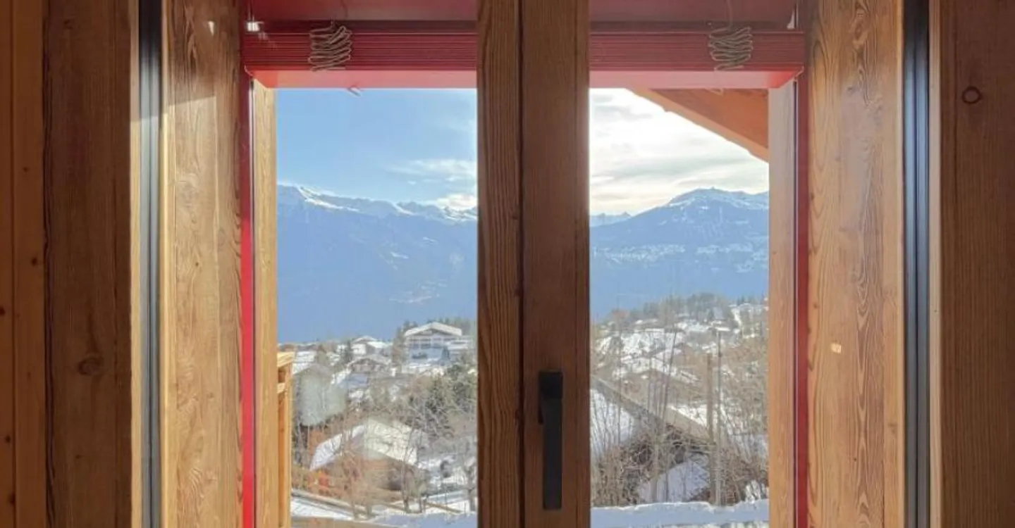 Chalet à Bluche : 2 appartements indépendants à louer avec vue exceptionnelle sur les Alpes valaisannes - Photo 9 of 12