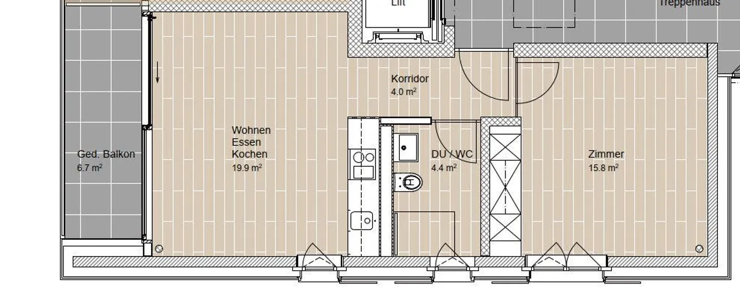 Moderne Wohnung in Rotkreuz - Foto 6 von 6