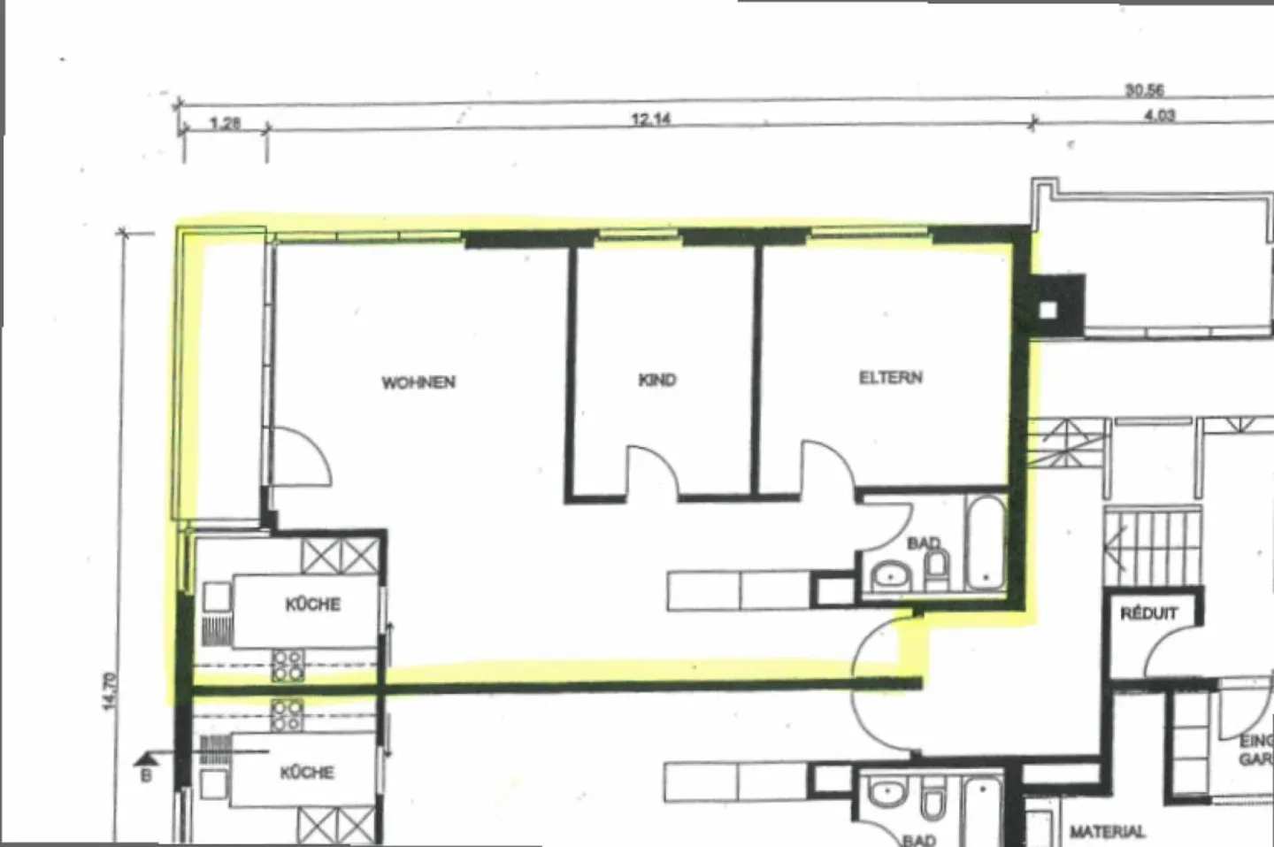 Appartement spacieux de 3,5 pièces au 1er étage avec balcon couvert - Photo 9 sur 9