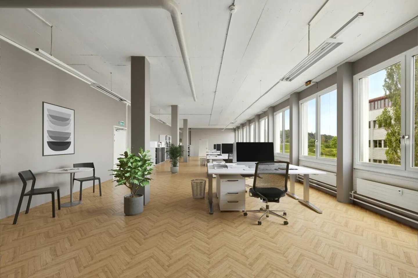 177m2 Espace de Bureau avec Influx de Lumière Unique - Photo 4 sur 7