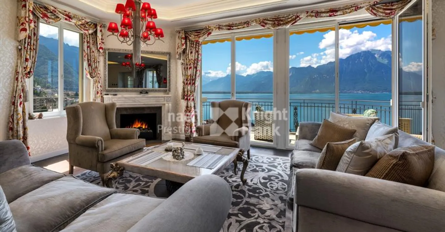 Unique! Penthouse apartment of 8.5 rooms with an exceptional view for sale in the heart of Montreux - Photo 5 of 12