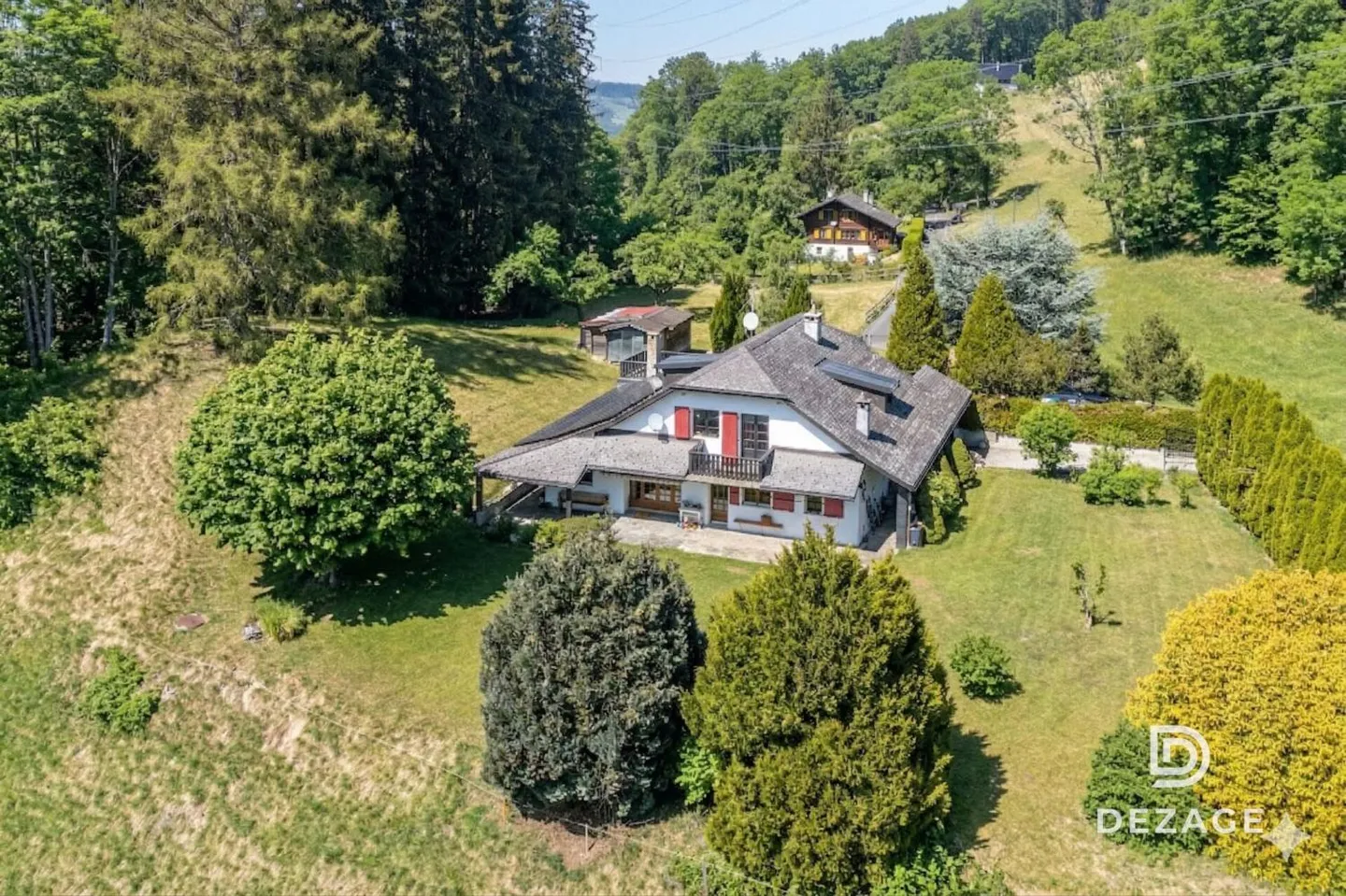 Casa di charme a Blonay su terreno di 13.000 m2 con vista sul lago e sulla montagna - Foto 13 di 13
