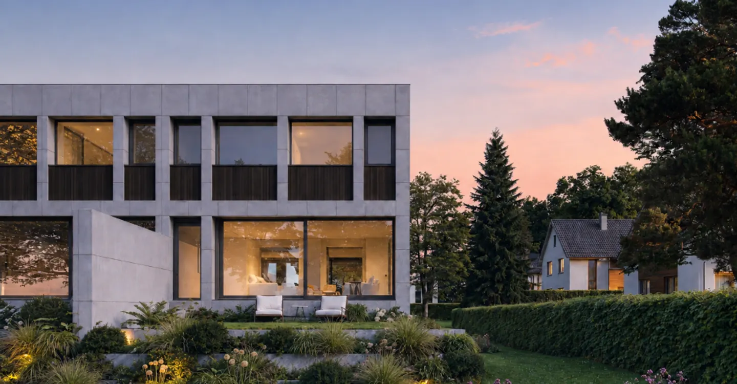 Villa contemporaine à Corminboeuf - Photo 1 sur 12