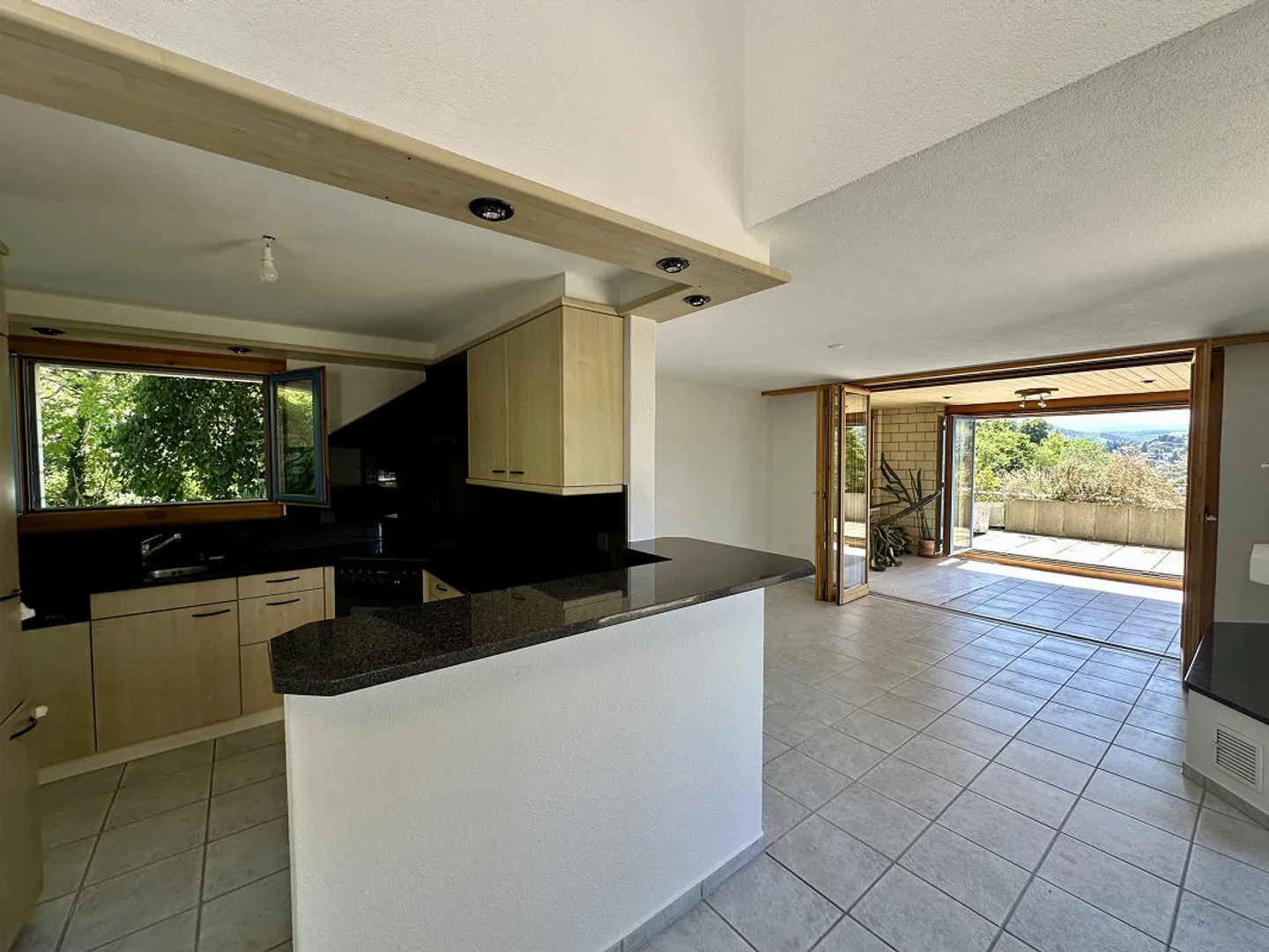Maisonette 5,5-r. con una vista panoramica da sogno, in un villaggio tranquillo e orientato alla natura - Foto 2 di 14