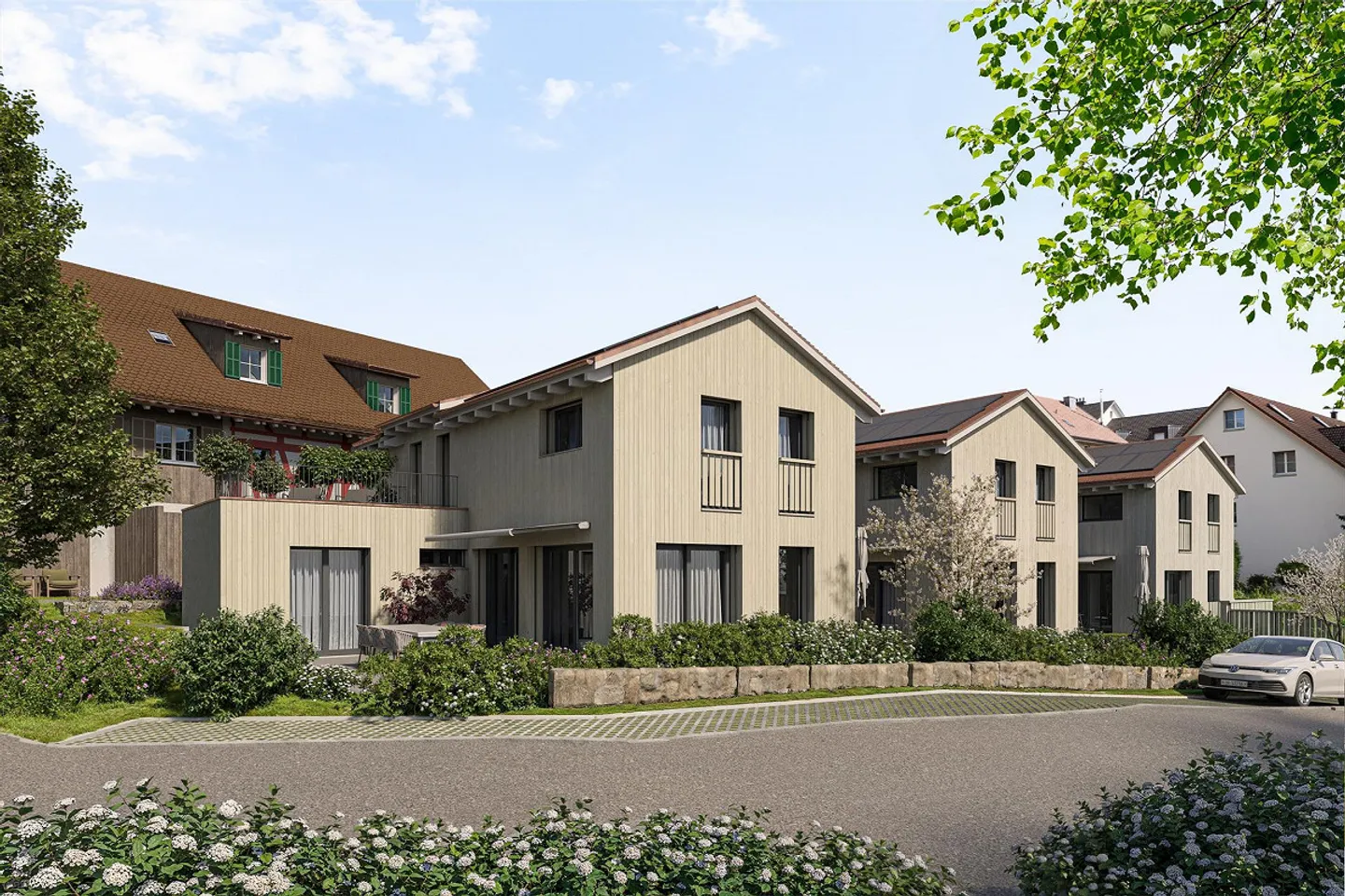 Modern 5.5-room terraced house in the quiet village center of Dörflingen - Photo 4 of 8