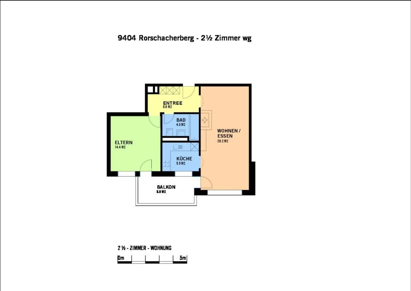 Appartement spacieux de 2 1/2 pièces dans un emplacement calme et ensoleillé - Photo 6 sur 6