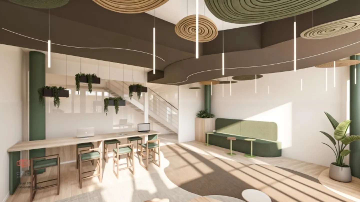 Piano terra di 300 m² in un edificio ristrutturato a Cadolles - Foto 5 di 12