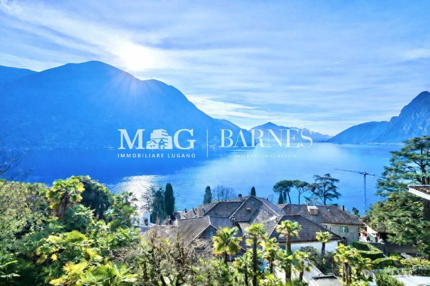 Lugano, Castagnola : Villa avec vue sur le lac et piscine - Photo 3 sur 12