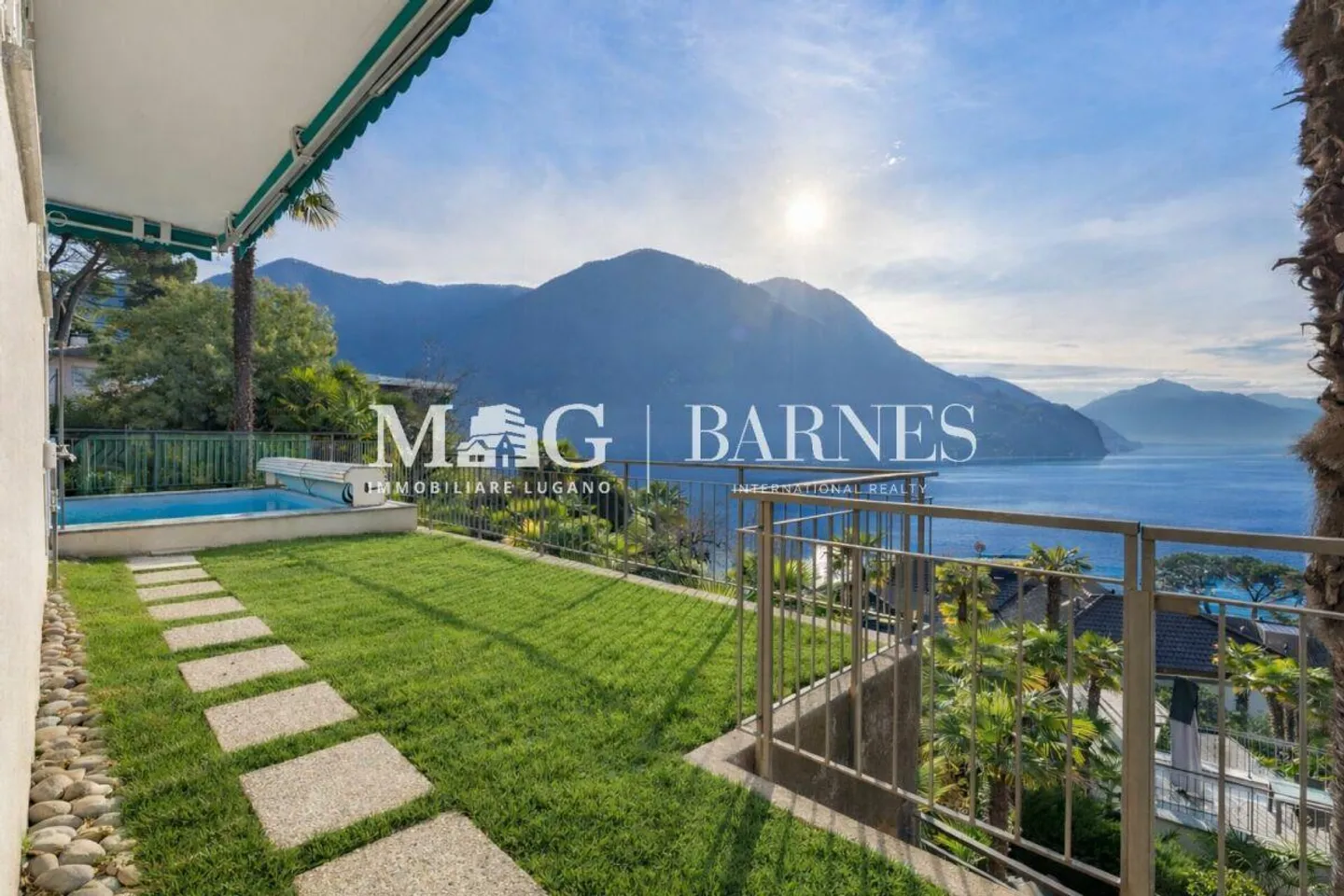 Lugano, Castagnola : Villa avec vue sur le lac et piscine - Photo 11 sur 12