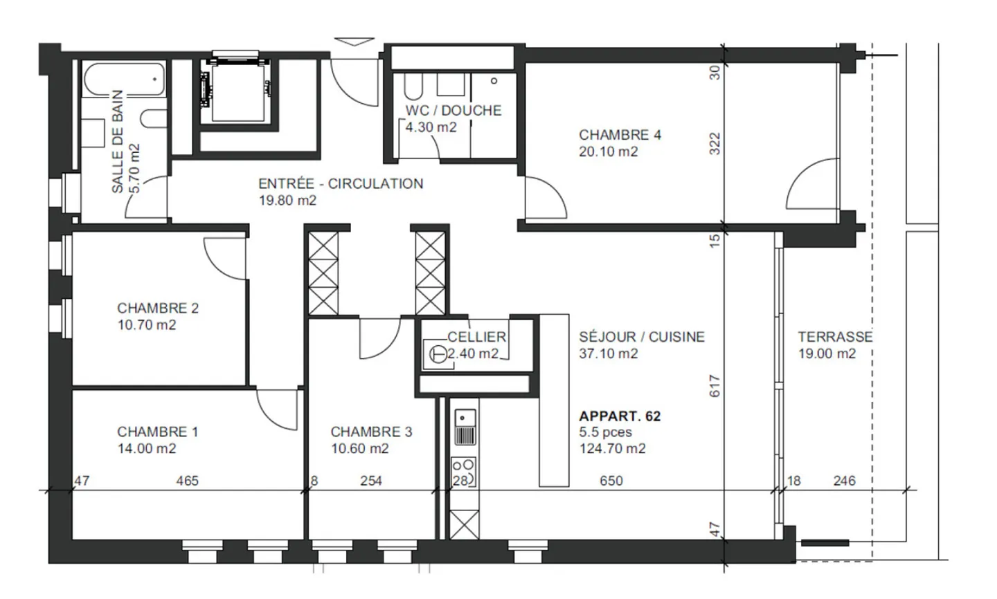 Appartement de 5.5 pièces entièrement rénové - Photo 13 sur 13