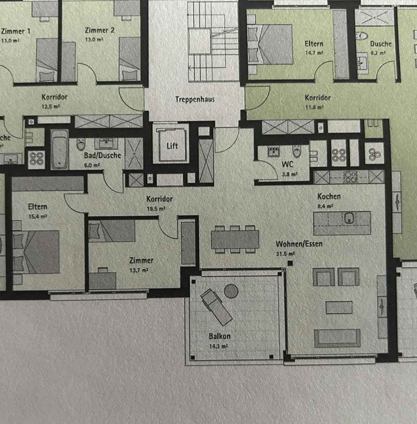 Moderne 3.5-Zimmerwohnung mit Loggia - Foto 8 von 8
