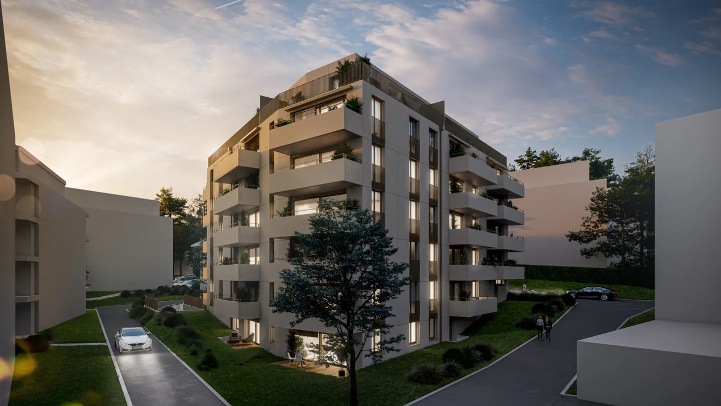 3.5 rooms with balcony, view, on plans / Lot 35 - Photo 6 of 8