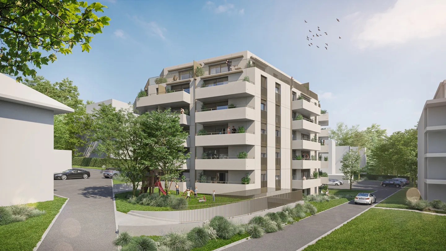 3.5 rooms with balcony, view, on plans / Lot 35 - Photo 5 of 8
