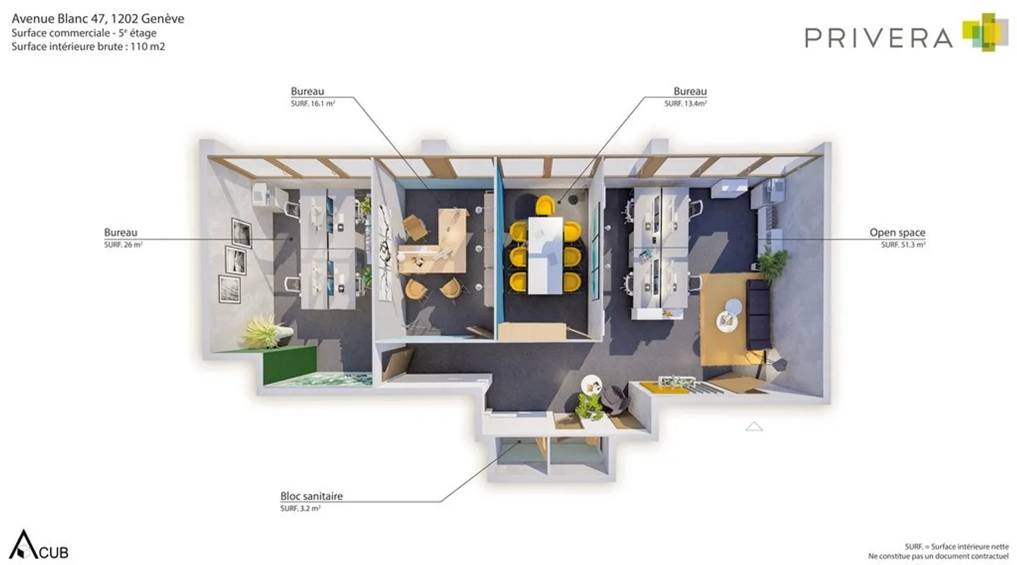 Ufficio di 118 m2 vicino alle Nazioni - Foto 3 di 7