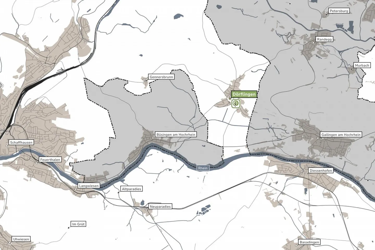Appartamento moderno di 3.5 locali con balcone a Dörflingen - Foto 5 di 7