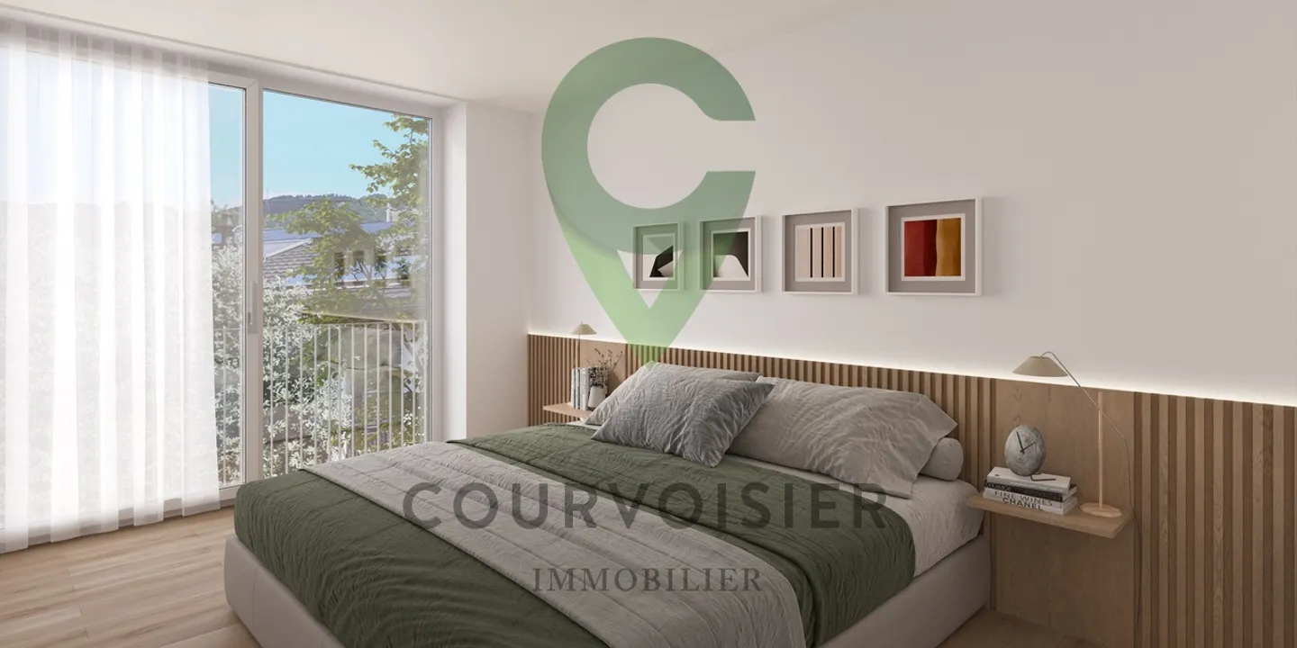 Lot A3 - 3,5p sud-ovest con balcone soleggiato vicino ai servizi - Foto 3 di 8