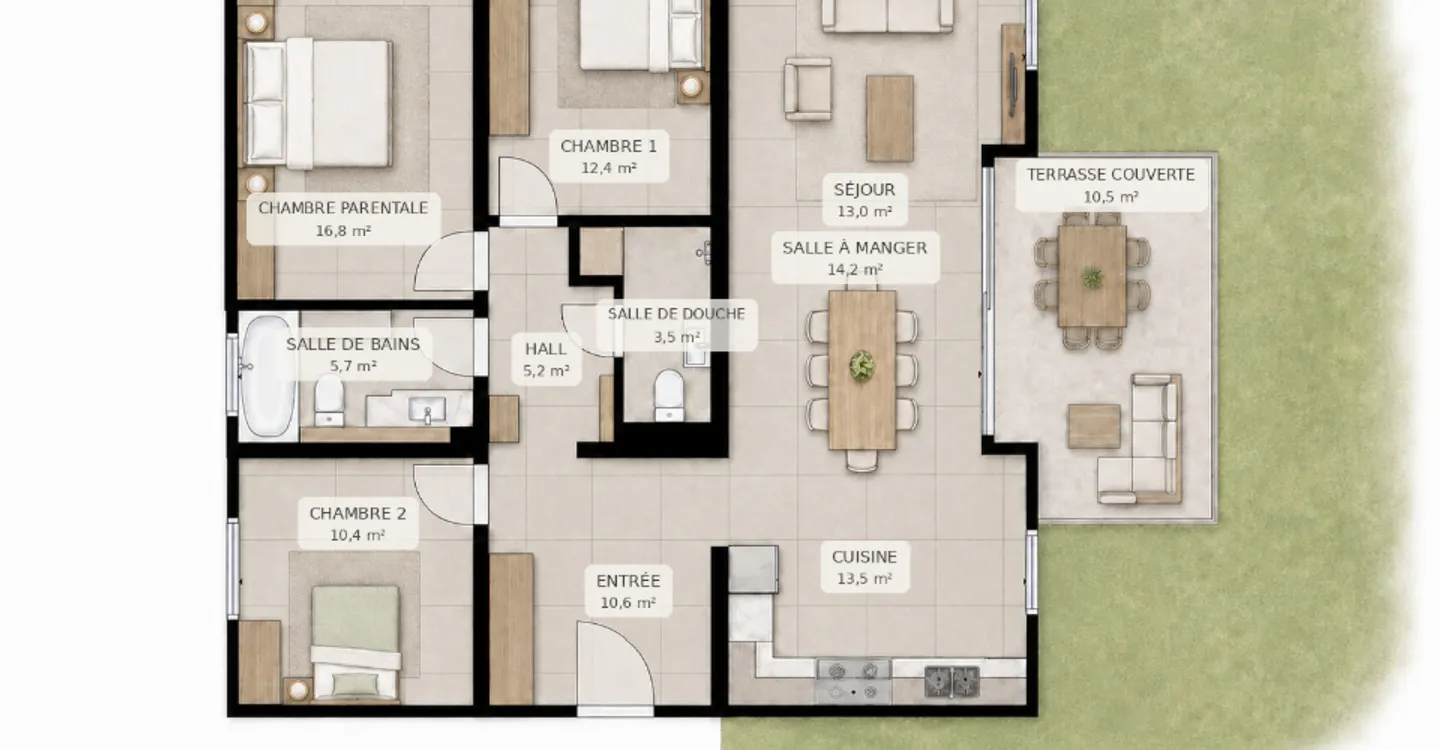 Appartement Charmant avec Jardin - Photo 14 sur 14