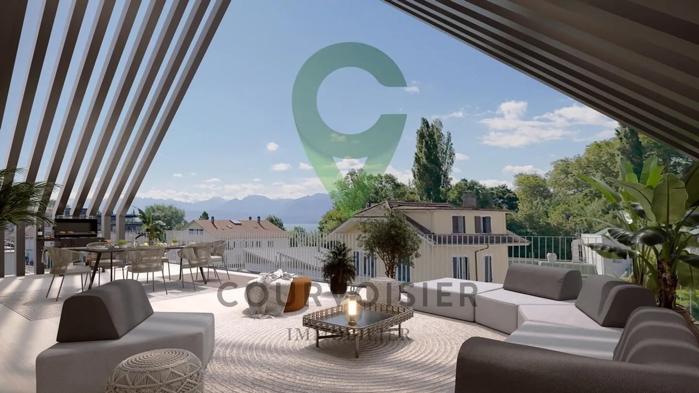 Magnifique appartement en attique avec terrasse panoramique - Photo 2 sur 6