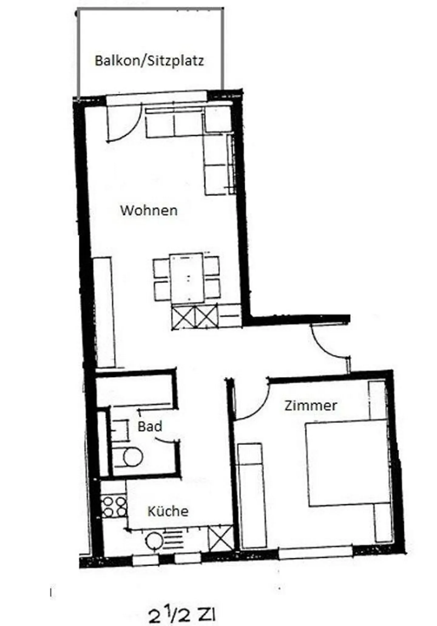 Appartement lumineux avec cuisine moderne - Photo 8 sur 8