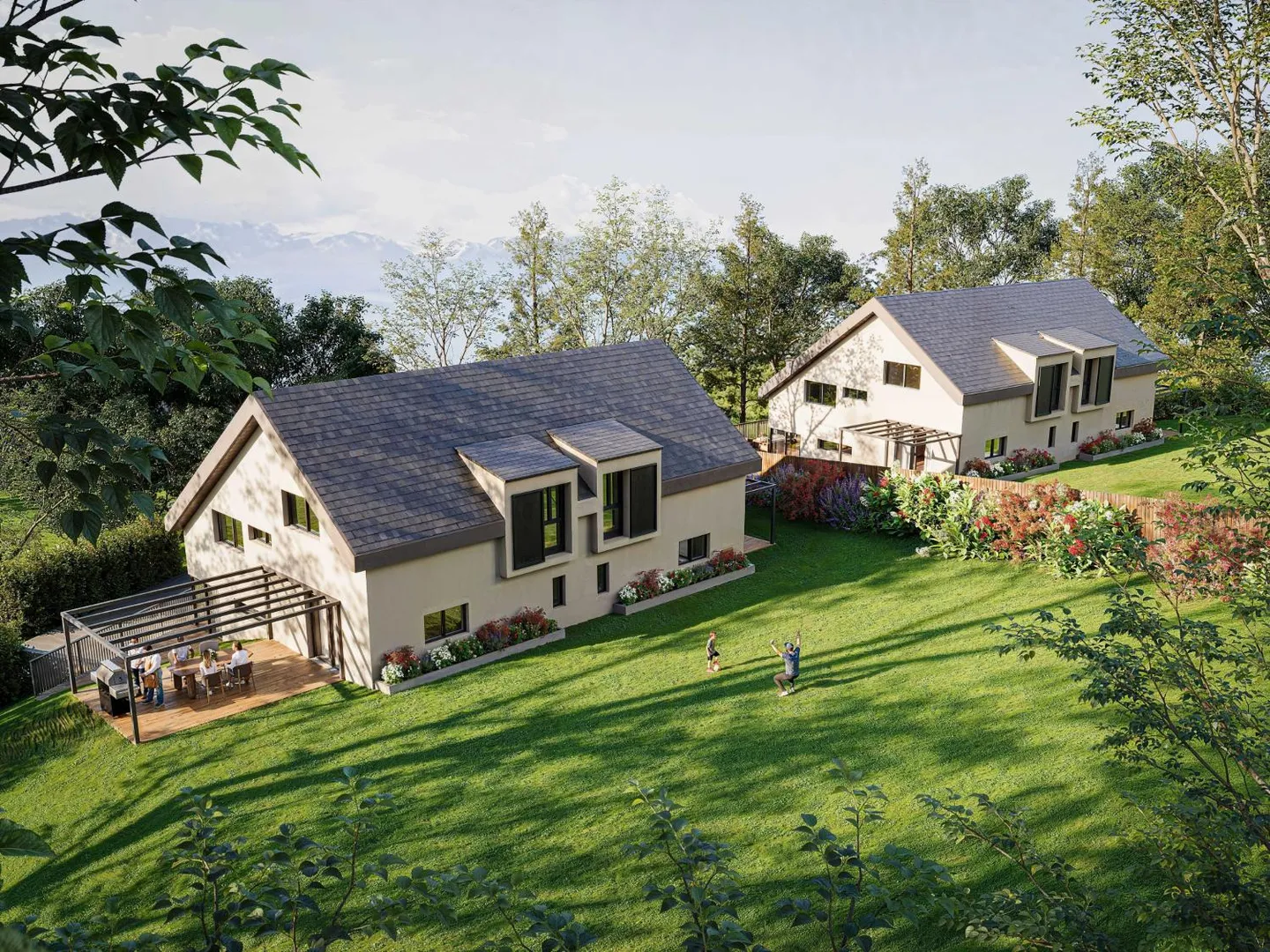 Doppelhaushälfte 5,5 Zimmer - Foto 2 von 8