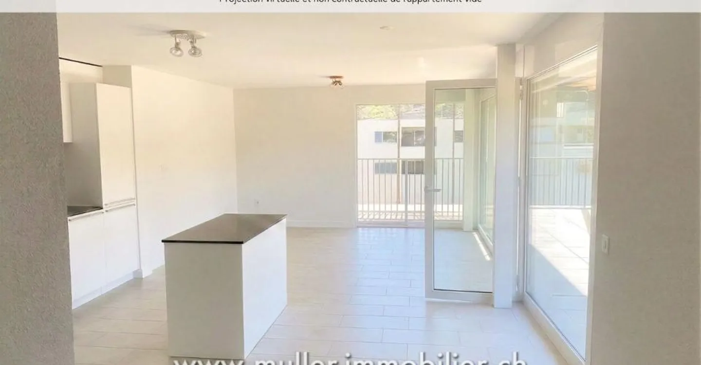 Bellissimo appartamento attraversante nel villaggio di Remaufens - Foto 3 di 13
