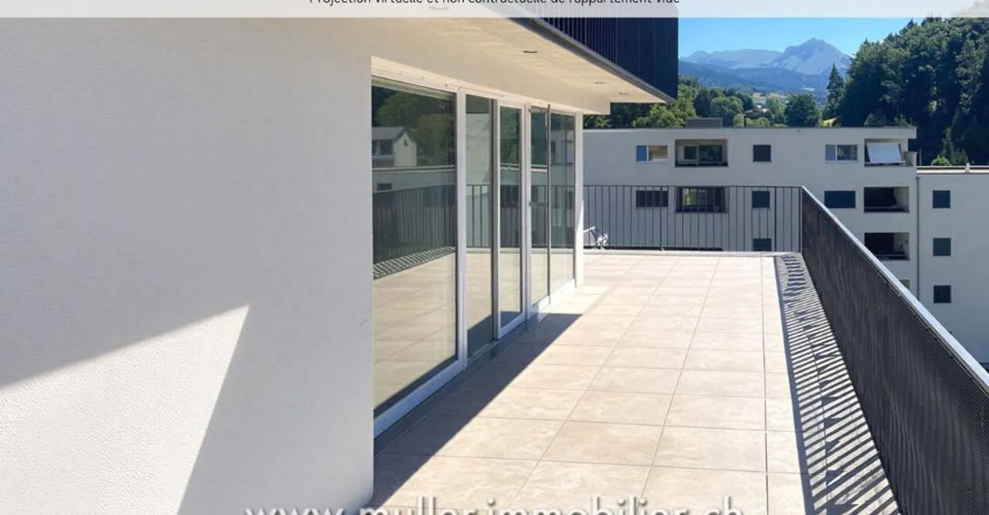 Bellissimo appartamento attraversante nel villaggio di Remaufens - Foto 6 di 13