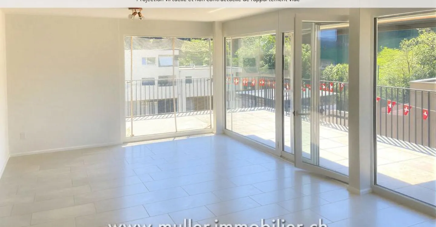 Bellissimo appartamento attraversante nel villaggio di Remaufens - Foto 7 di 13