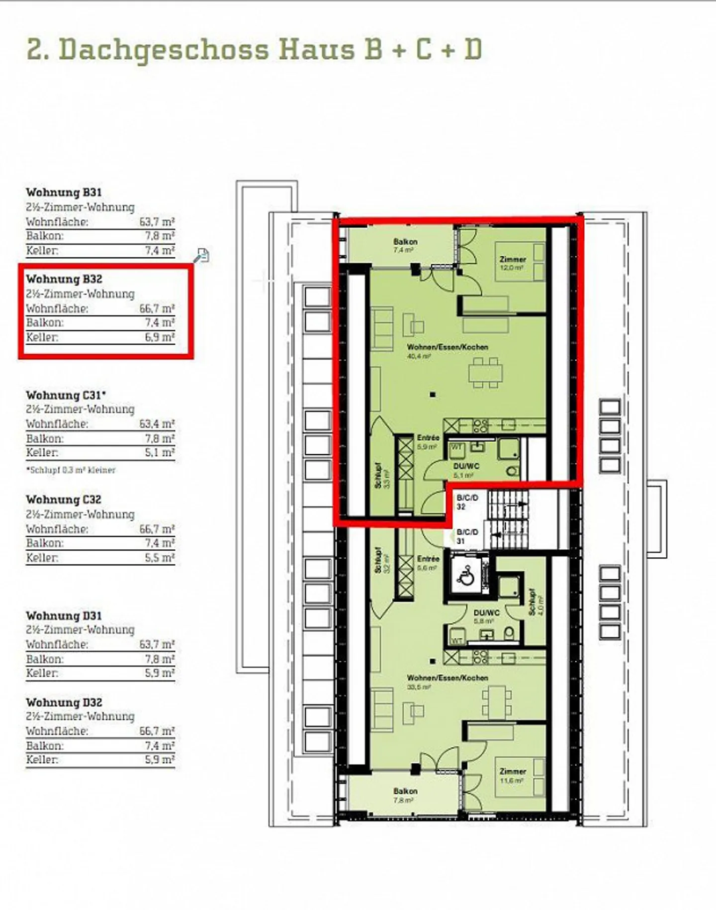 Sonnige 2.5-Zimmerwohnung - Foto 9 von 9