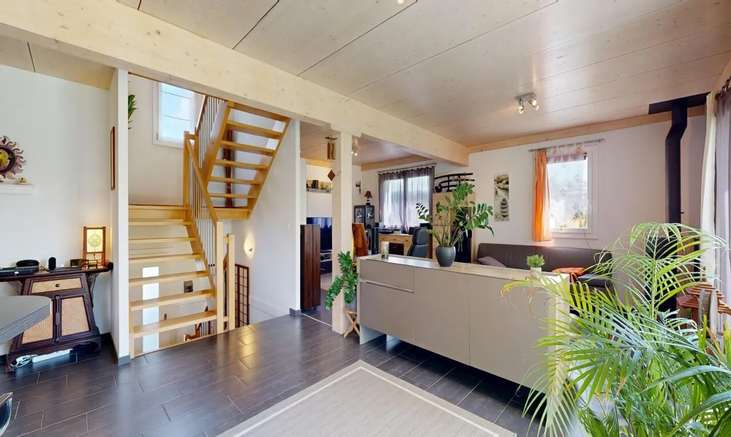 Zeitgenössische Familienvilla mit Garten an den Toren von Estavayer - Foto 7 von 11
