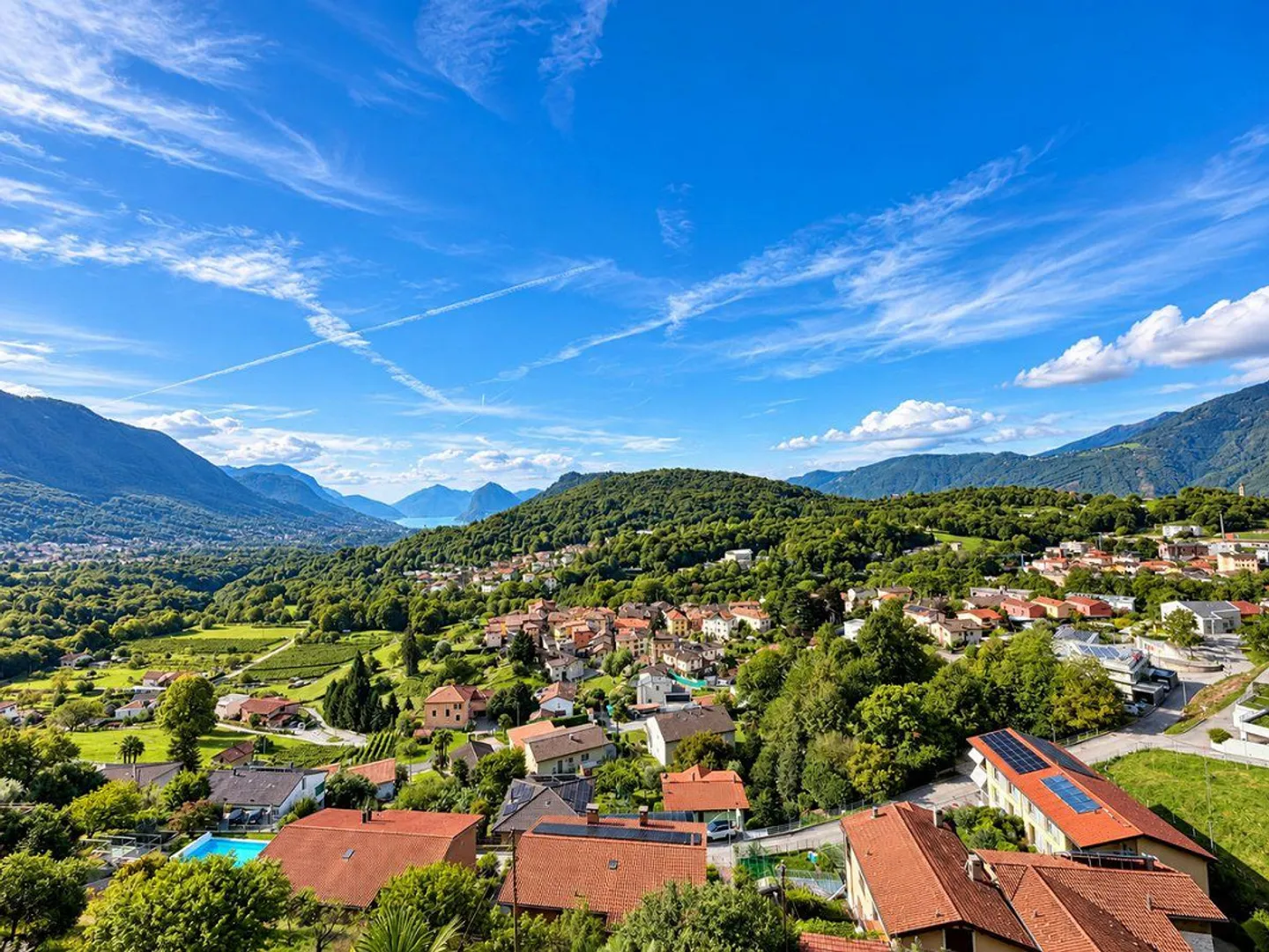 Cagiallo_ Helles Penthouse 4 Zimmer mit Terrasse und Pool - Foto 1 von 12
