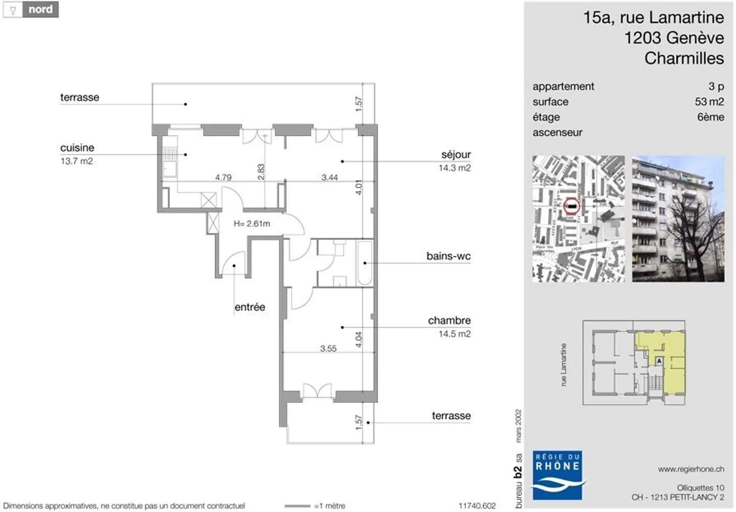 Appartement Charmant à Genève - Photo 1 sur 4