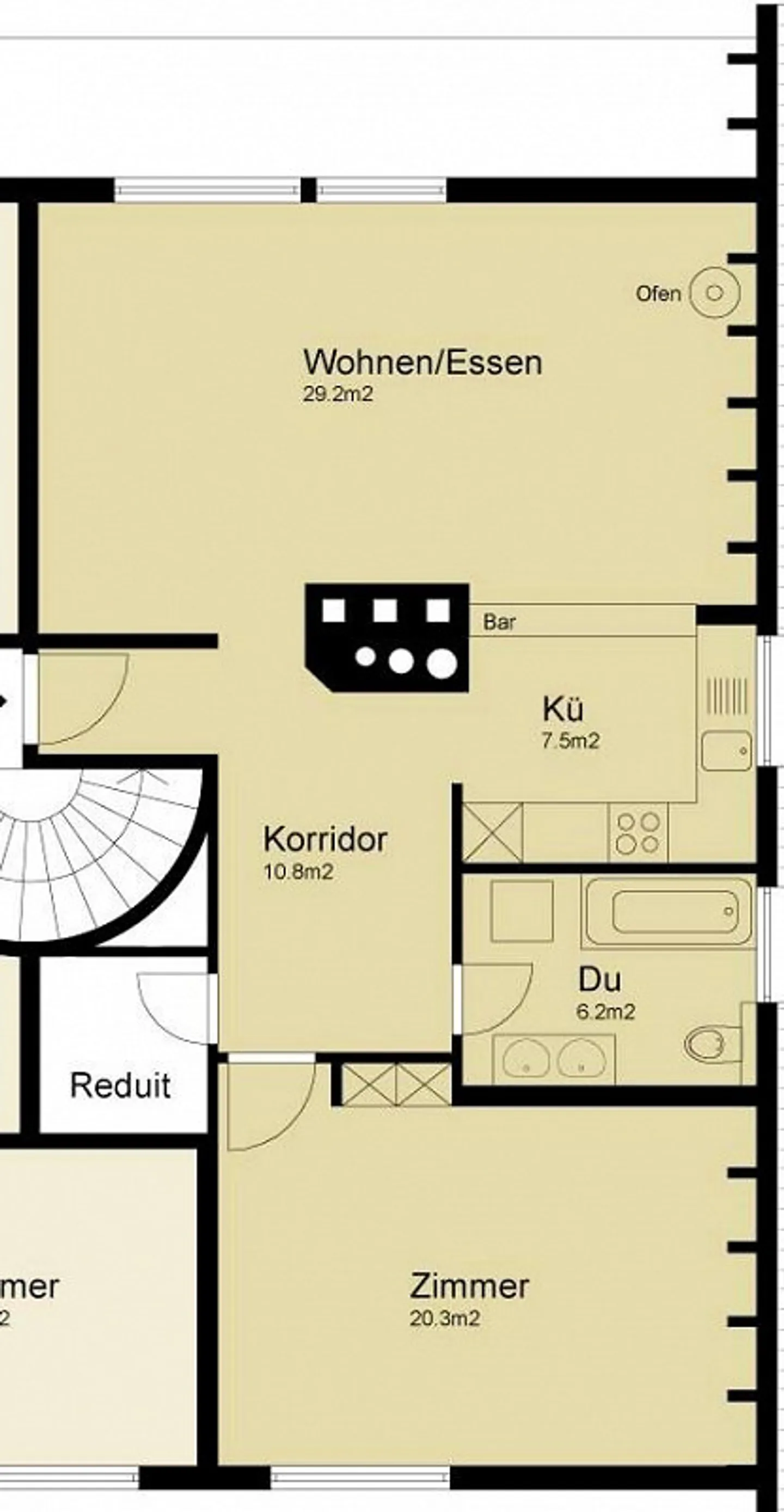 Belle appartement de 2 1/2 pièces - Photo 10 sur 10