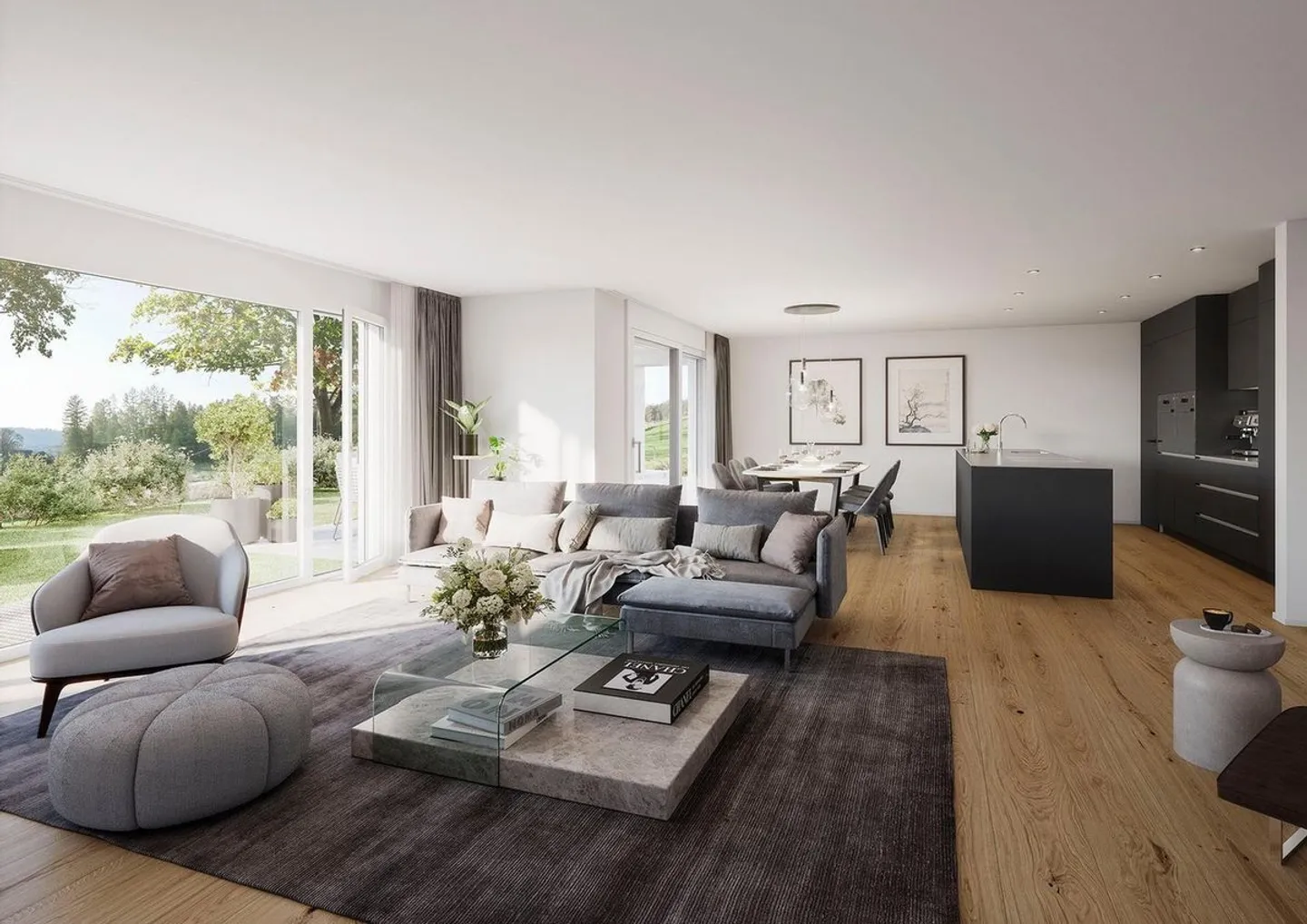 NOUVEAU CONSTRUCTION, EMPLACEMENT DE RÊVE, INTIMITÉ ET VUES DÉGAGÉES - Photo 6 sur 8