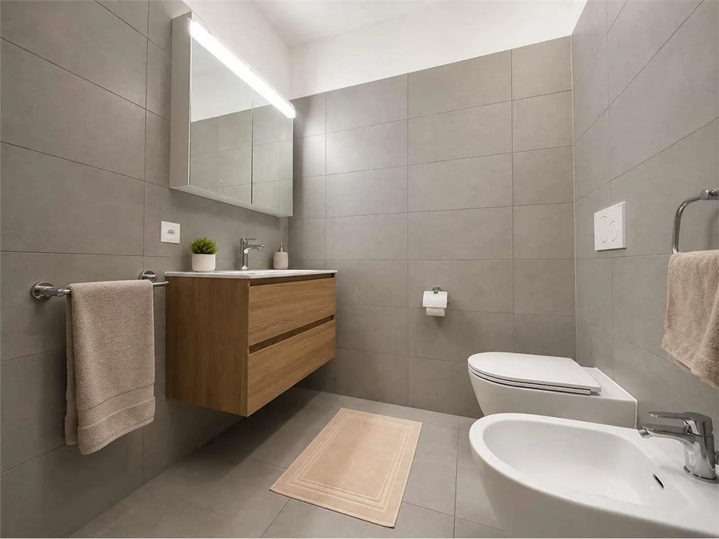 Cadempino: modern 2.5 rooms with balcony and parking space - Photo 6 of 7