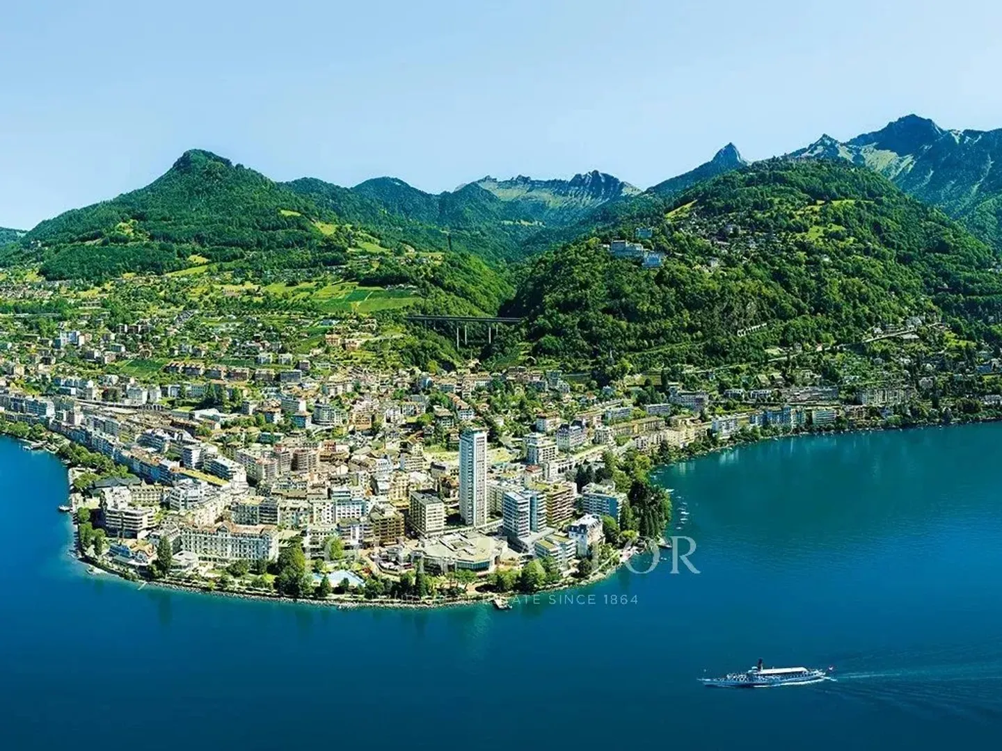 Einkaufsarkaden in der Hauptstraße von Montreux - Foto 3 von 3