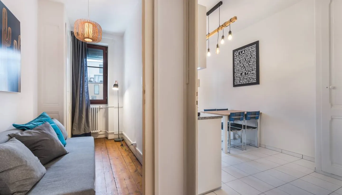 Modernes 1-Zimmer-Apartment - Nahe den Vereinten Nationen - Avenue Giuseppe-Motta - Foto 6 von 8