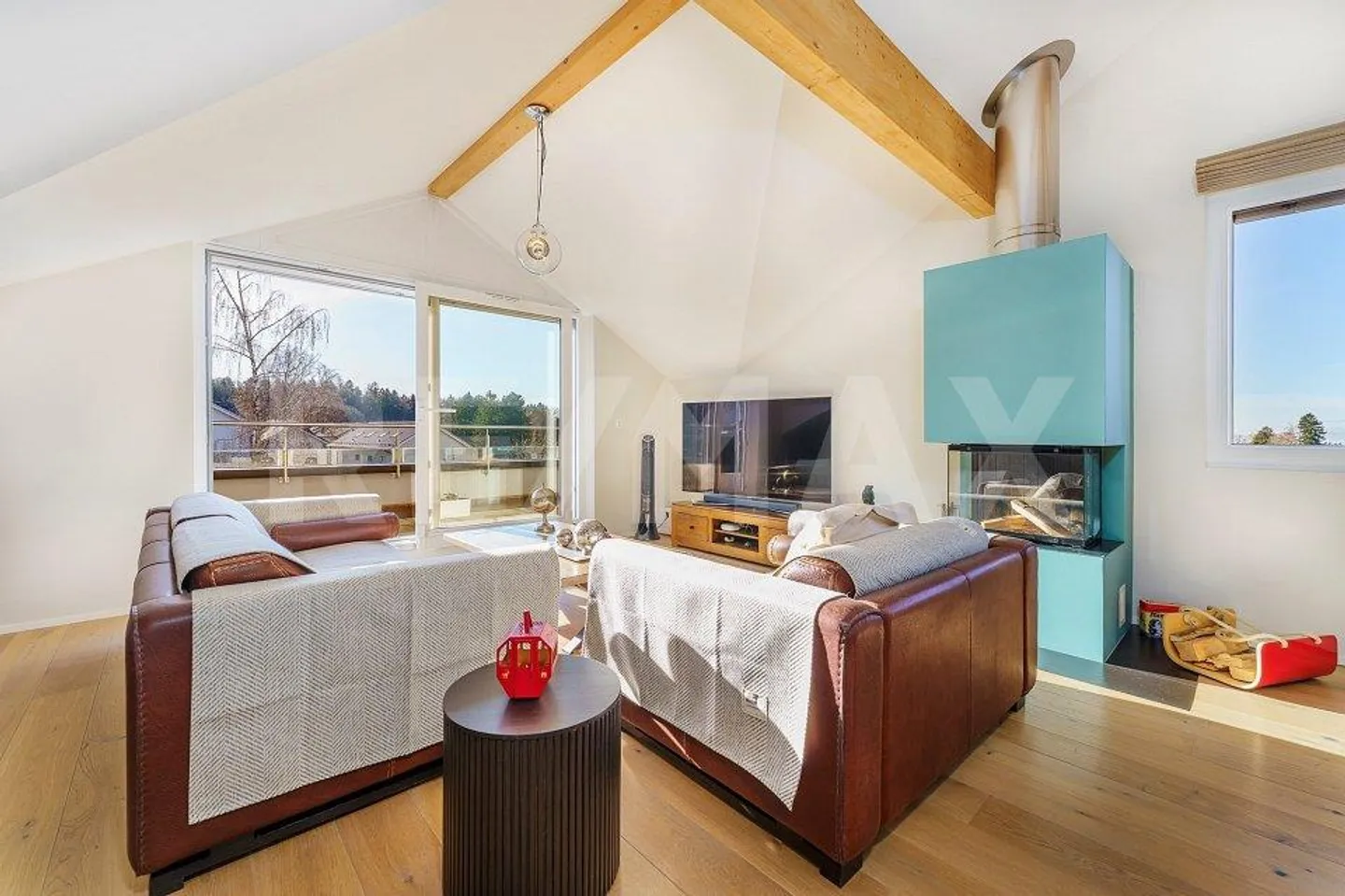 Elegante und helle Wohnung mit außergewöhnlichen Volumen im obersten Stockwerk - Foto 5 von 13