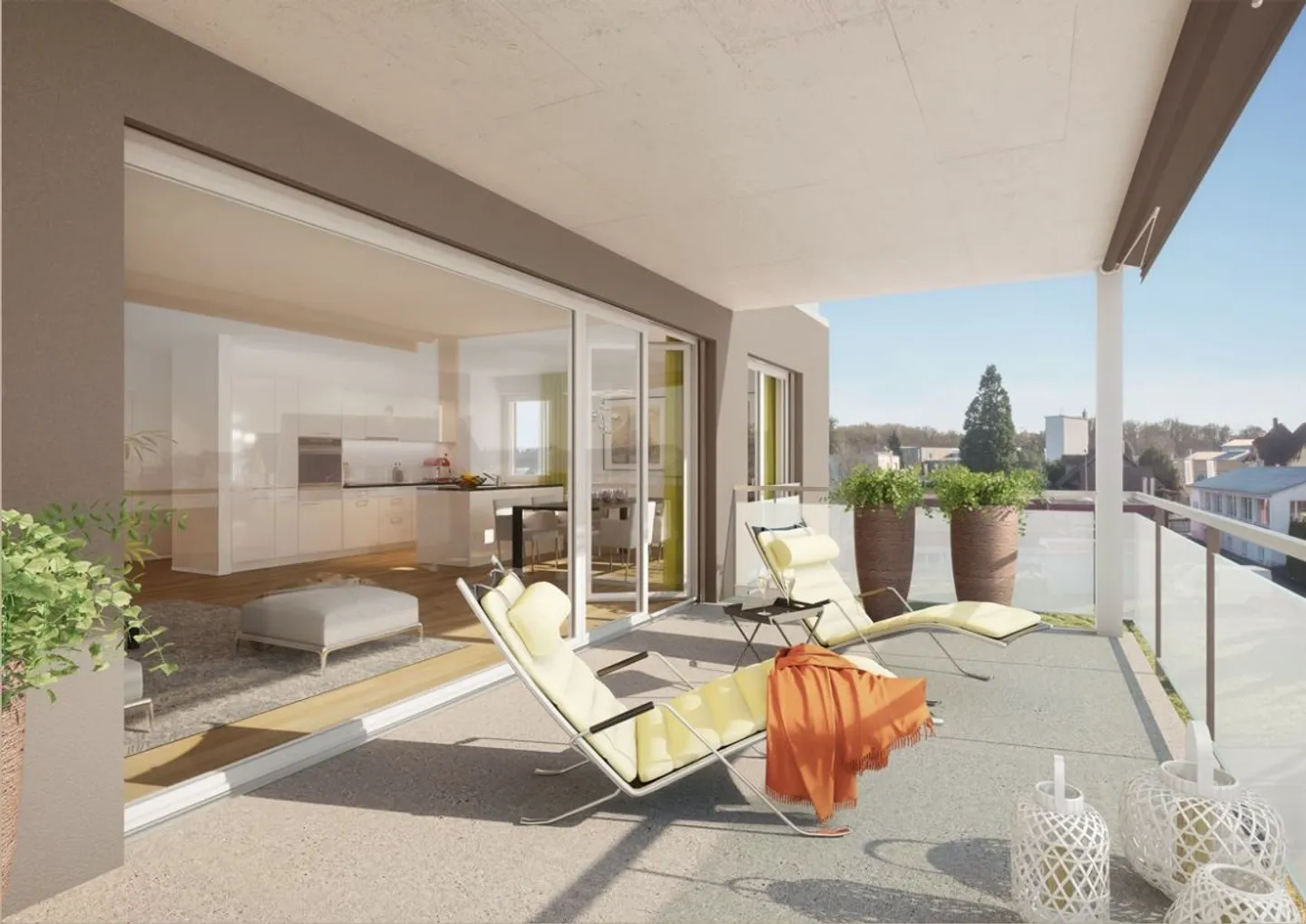 Attikawohnung mit Aussicht sowie 2 Terrassen! - Foto 5 von 7