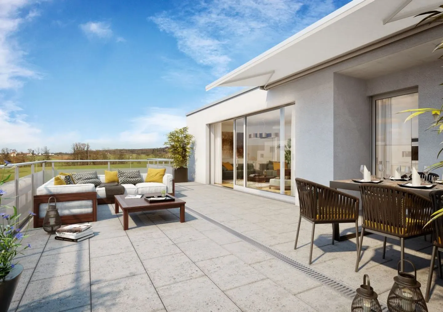 Attikawohnung mit Aussicht sowie 2 Terrassen! - Foto 6 von 7