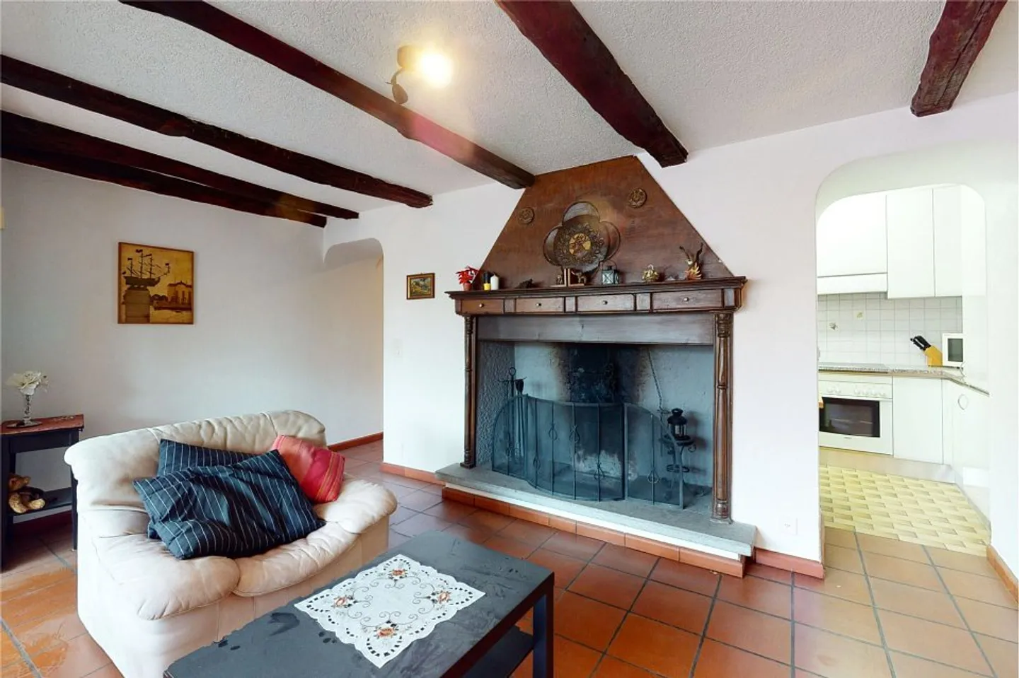 Geräumige 4,5-Zimmer-Wohnung mit Terrasse im Dorf - Foto 8 von 13
