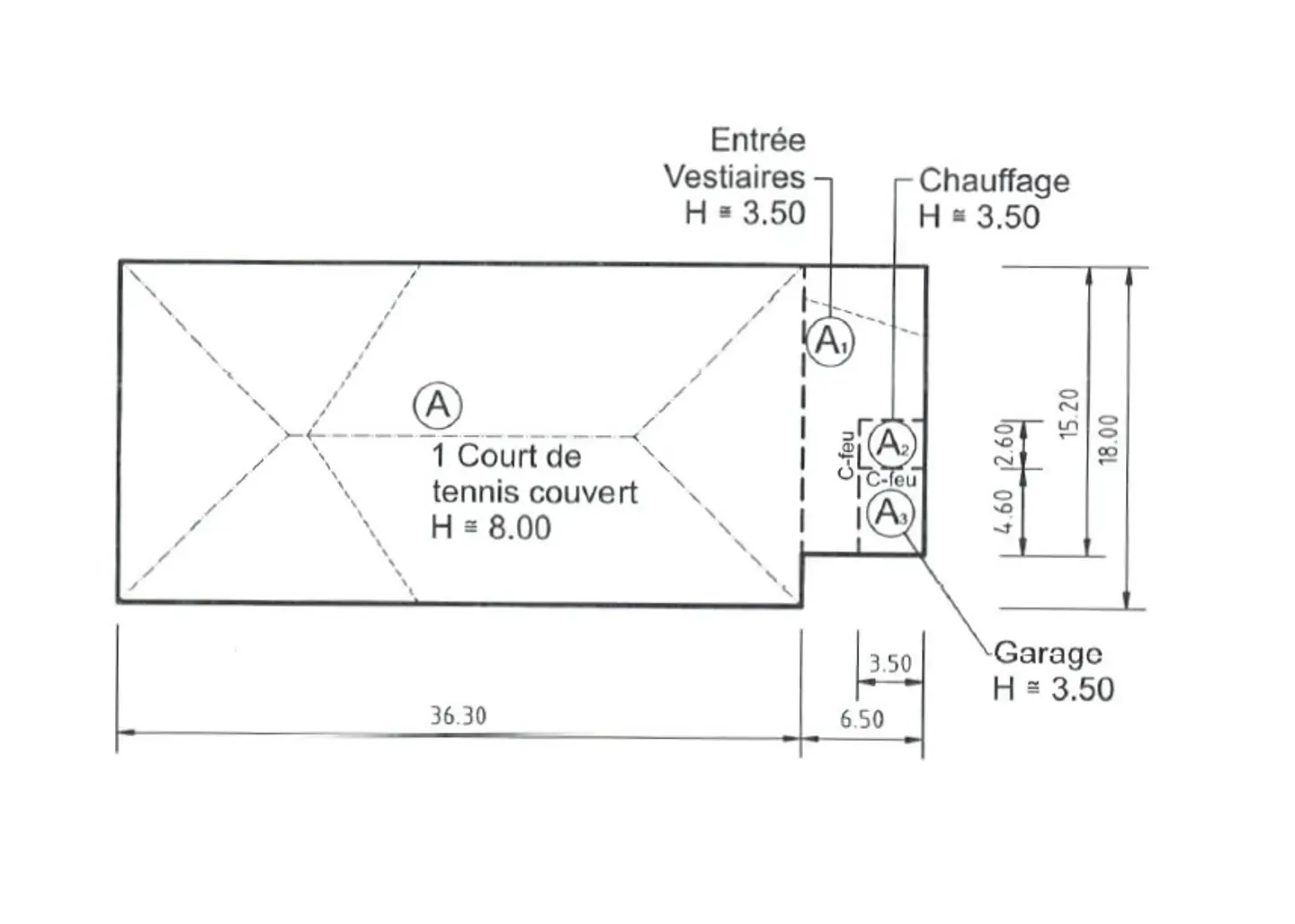 Complexe sportif dédié au tennis, avec terrain à bâtir en réserve - Foto 14 von 17