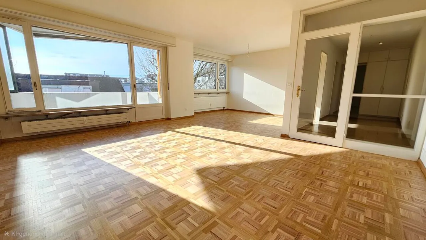 Appartement lumineux de 3,5 pièces dans un emplacement calme et central à Bottmingen - Photo 2 sur 14