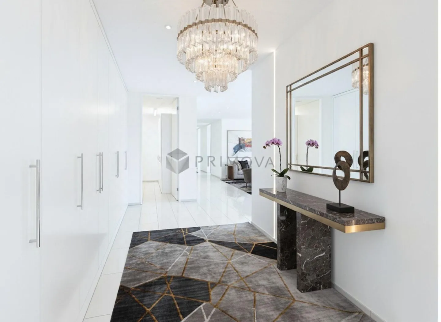 Spacious terrace apartment with garden and panoramic view of the mountains and the lake! - Photo 1 of 16